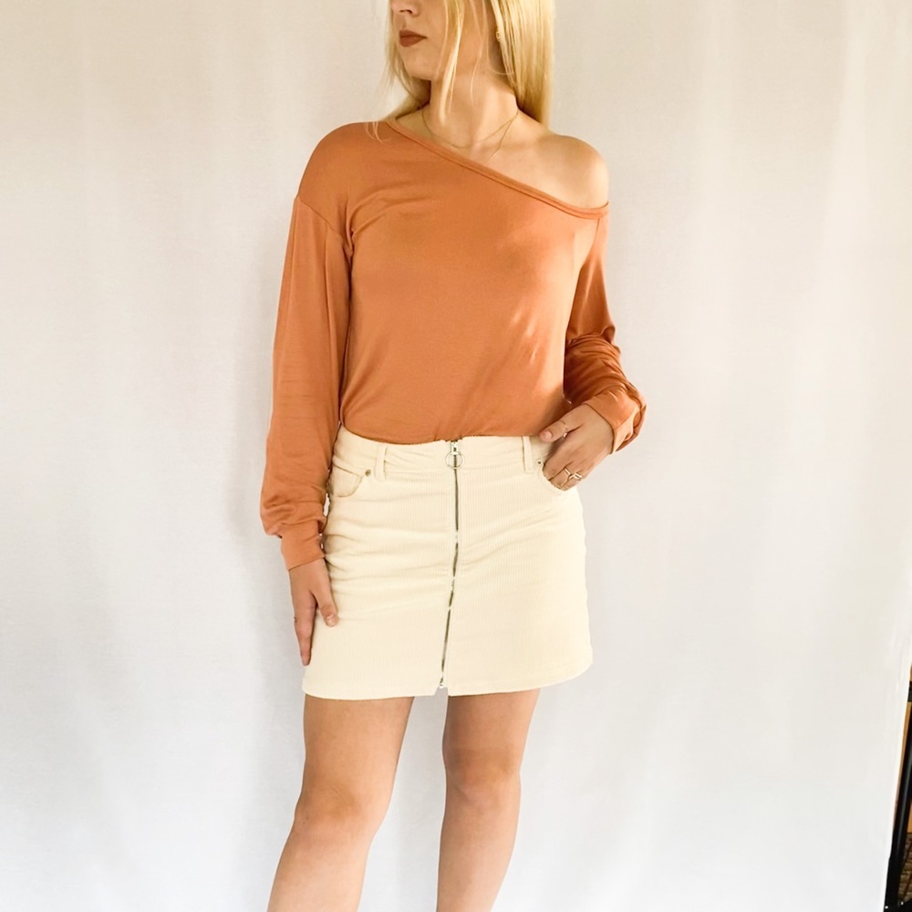 Mini Corduroy Skirt